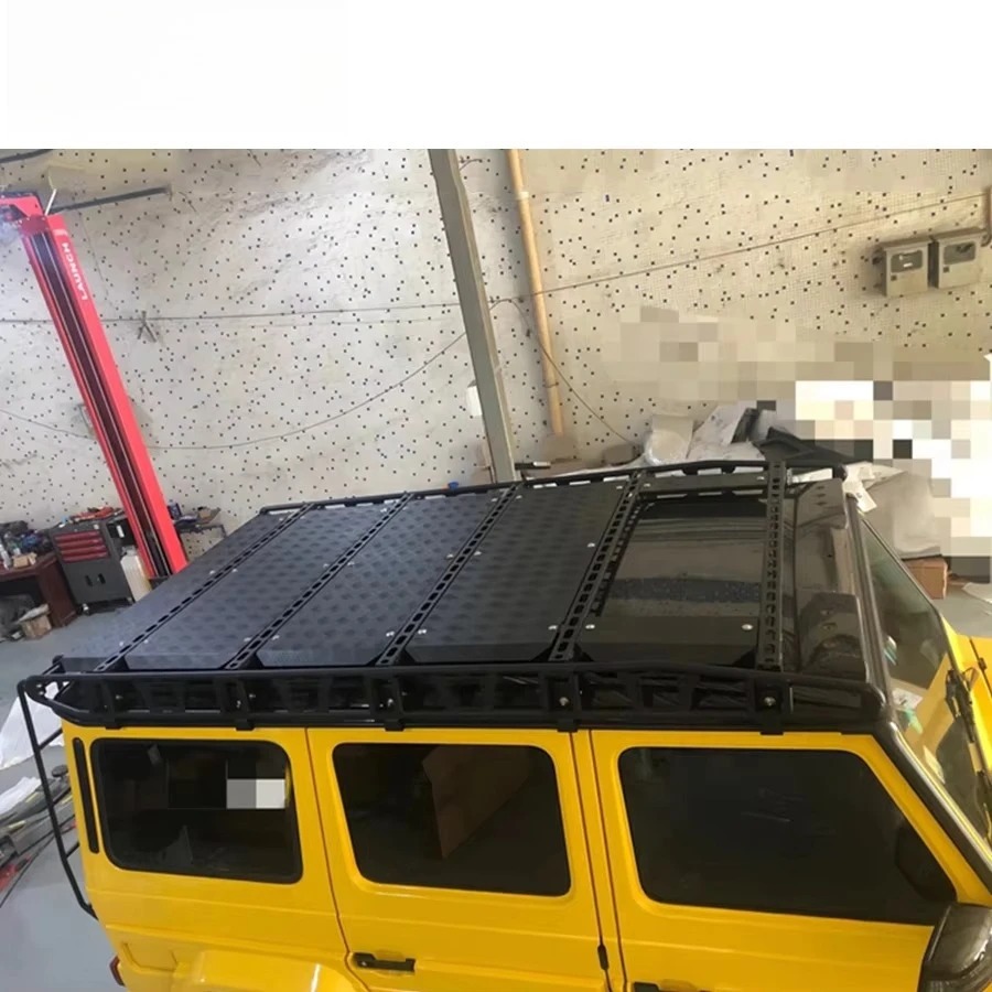 G Class W463 G63 G65 G350 G55 G500 G550 Car Roof Rack with Skylight or Without Skylight Rear Ladder Cross Stainless Steel
